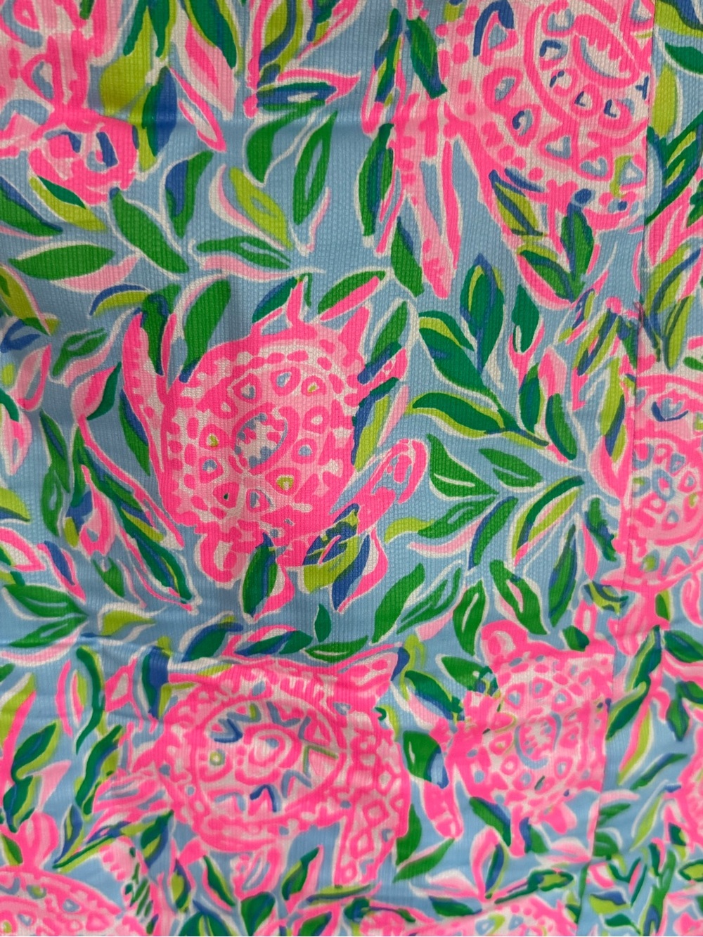 Lilly Pulitzer Pink & Green Floral Sleeveless Shift Dress 16 - Picture 2 of 5